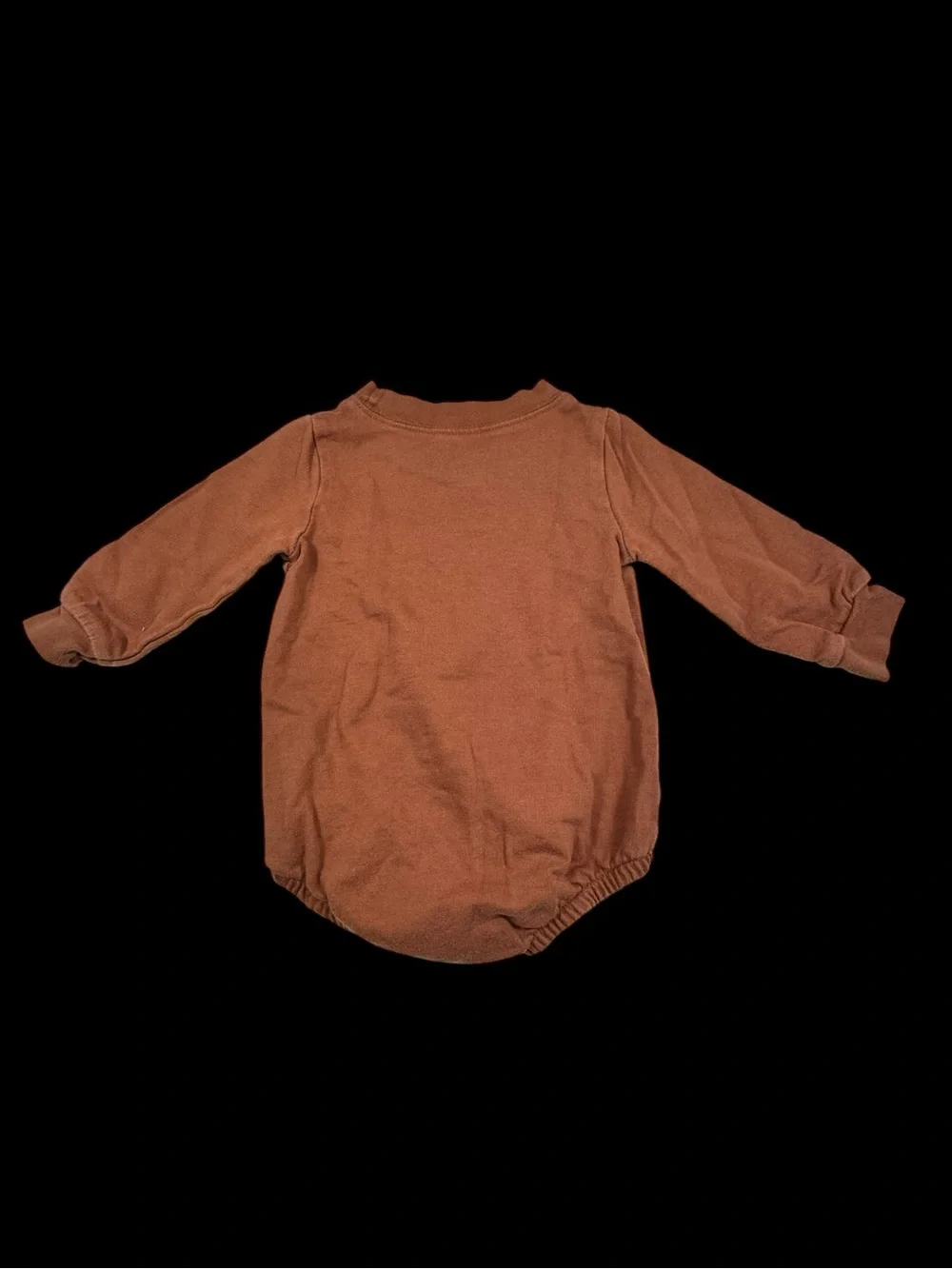 Baby Football Long-Sleeve Bodysuit - Brown with White Laces carters 9m